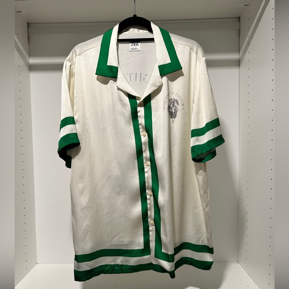 Men’s s/s graphic camp collar shirt